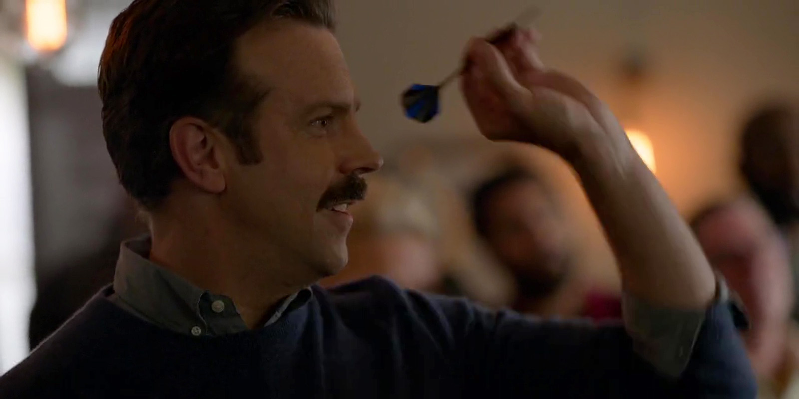 ted throwing a dart