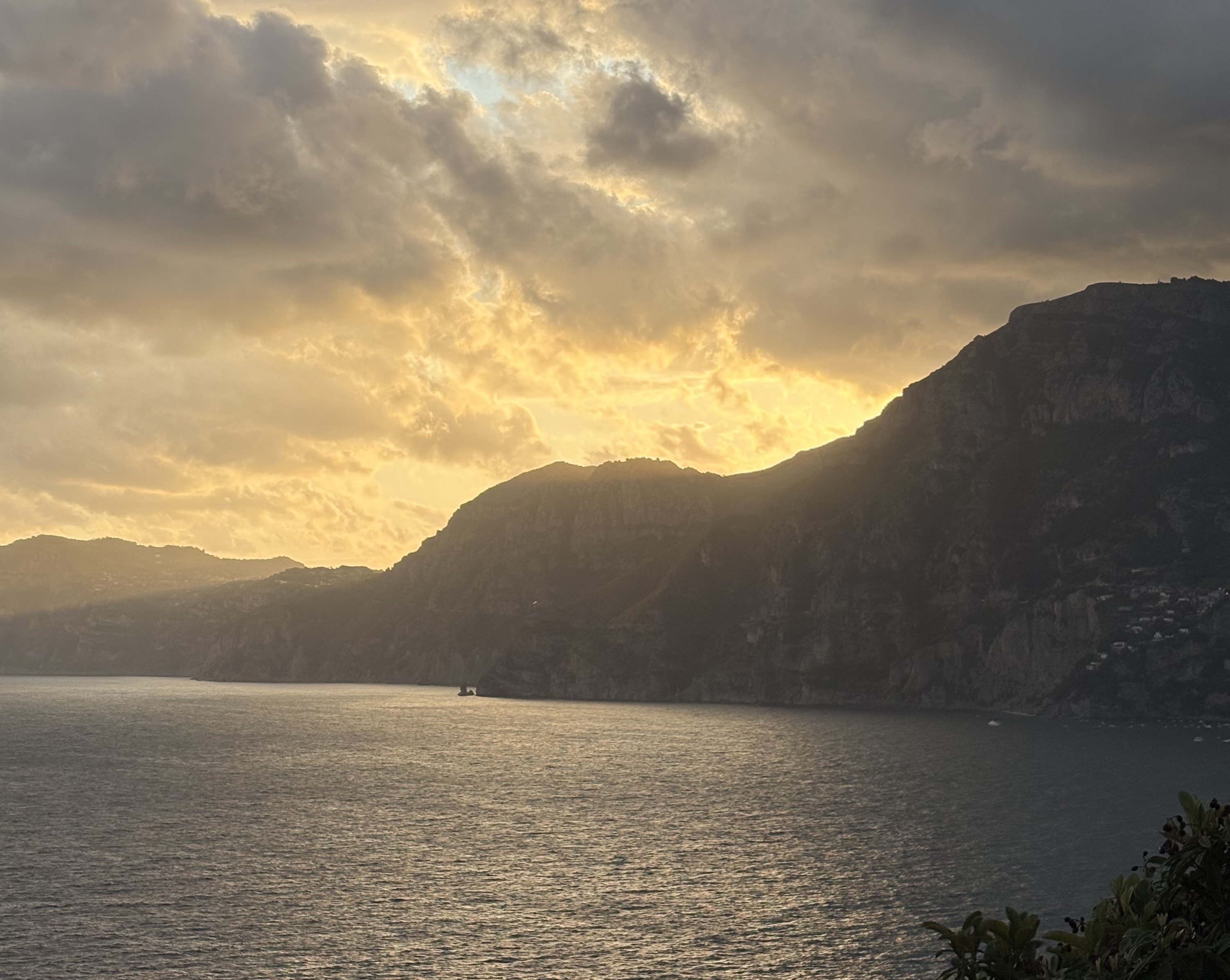 Sunset in Amalfi