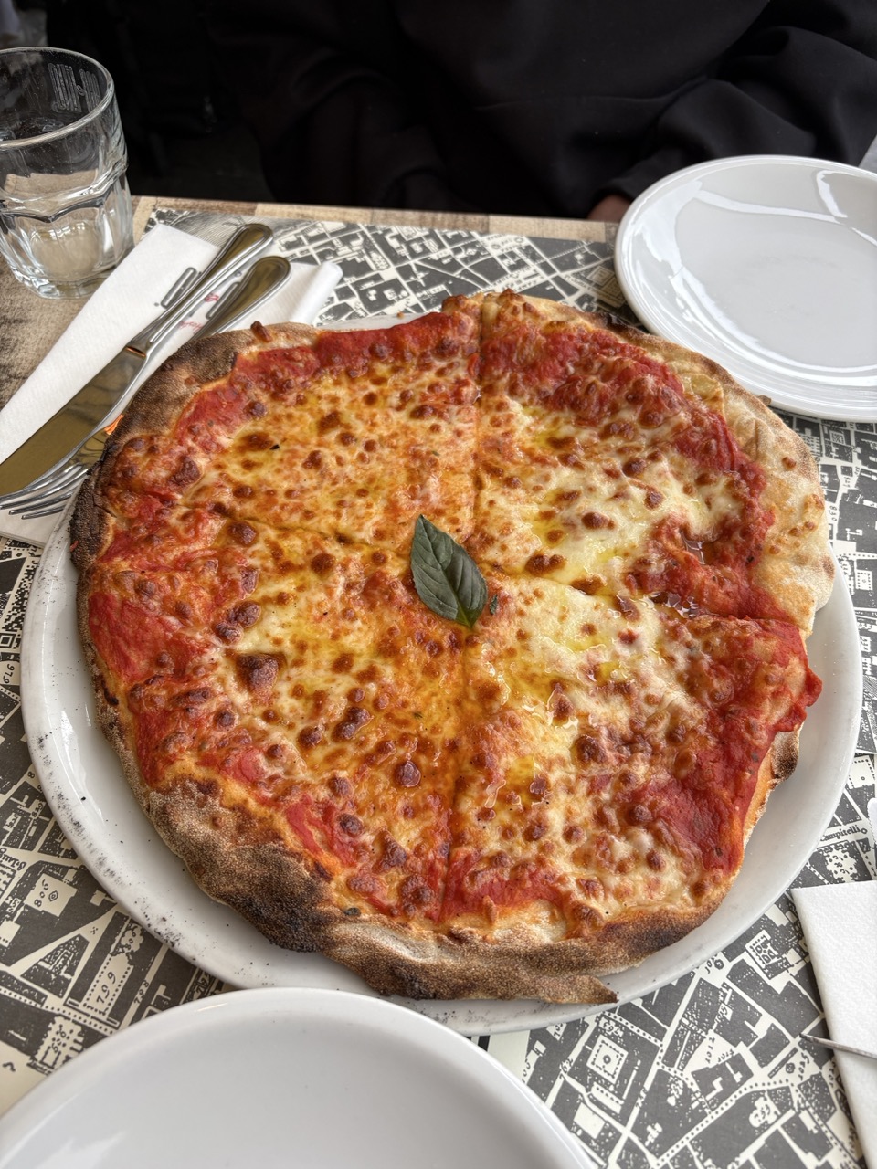 Pizza outside Vatican City