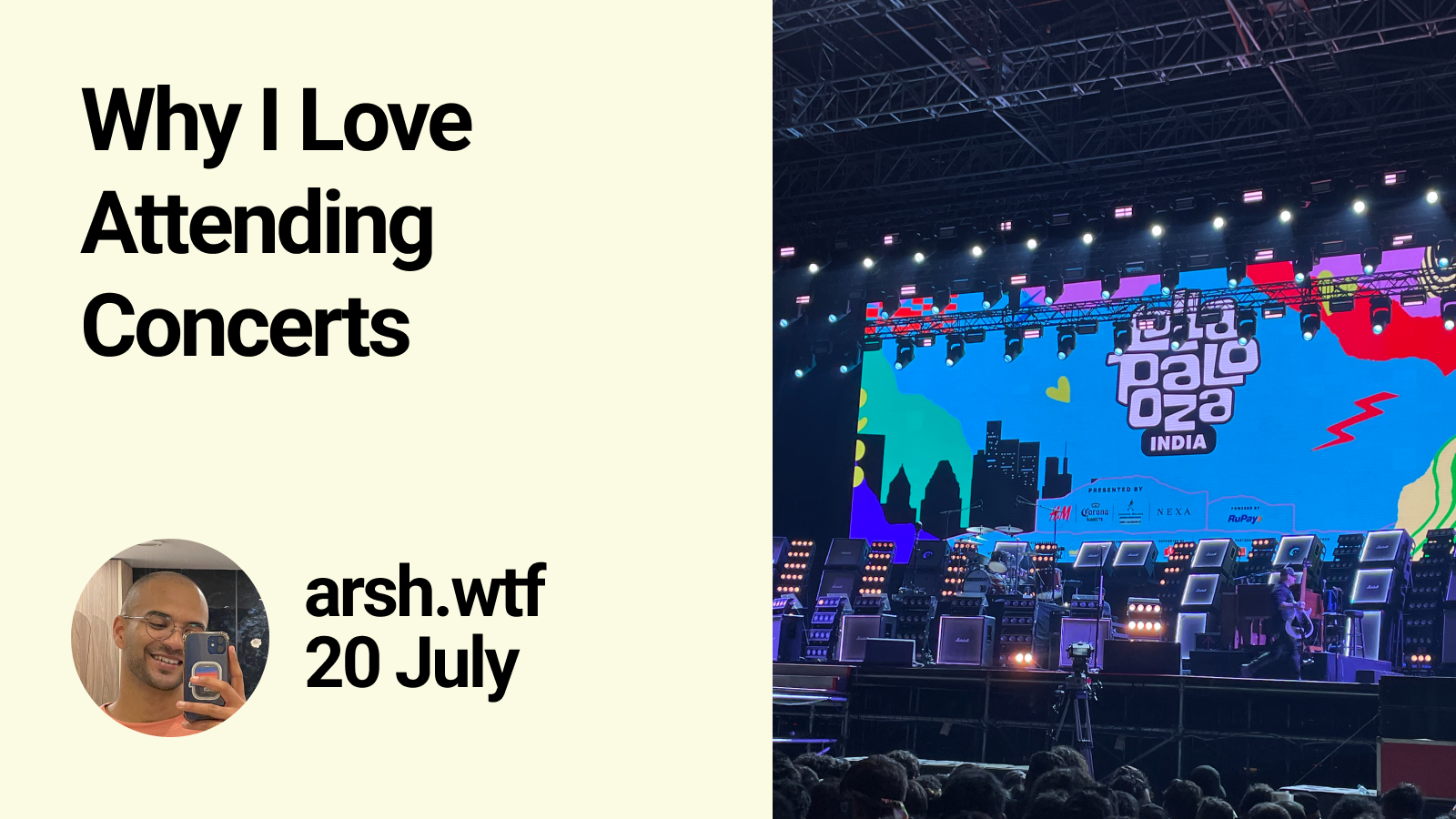 image from Why I Love Attending Concerts